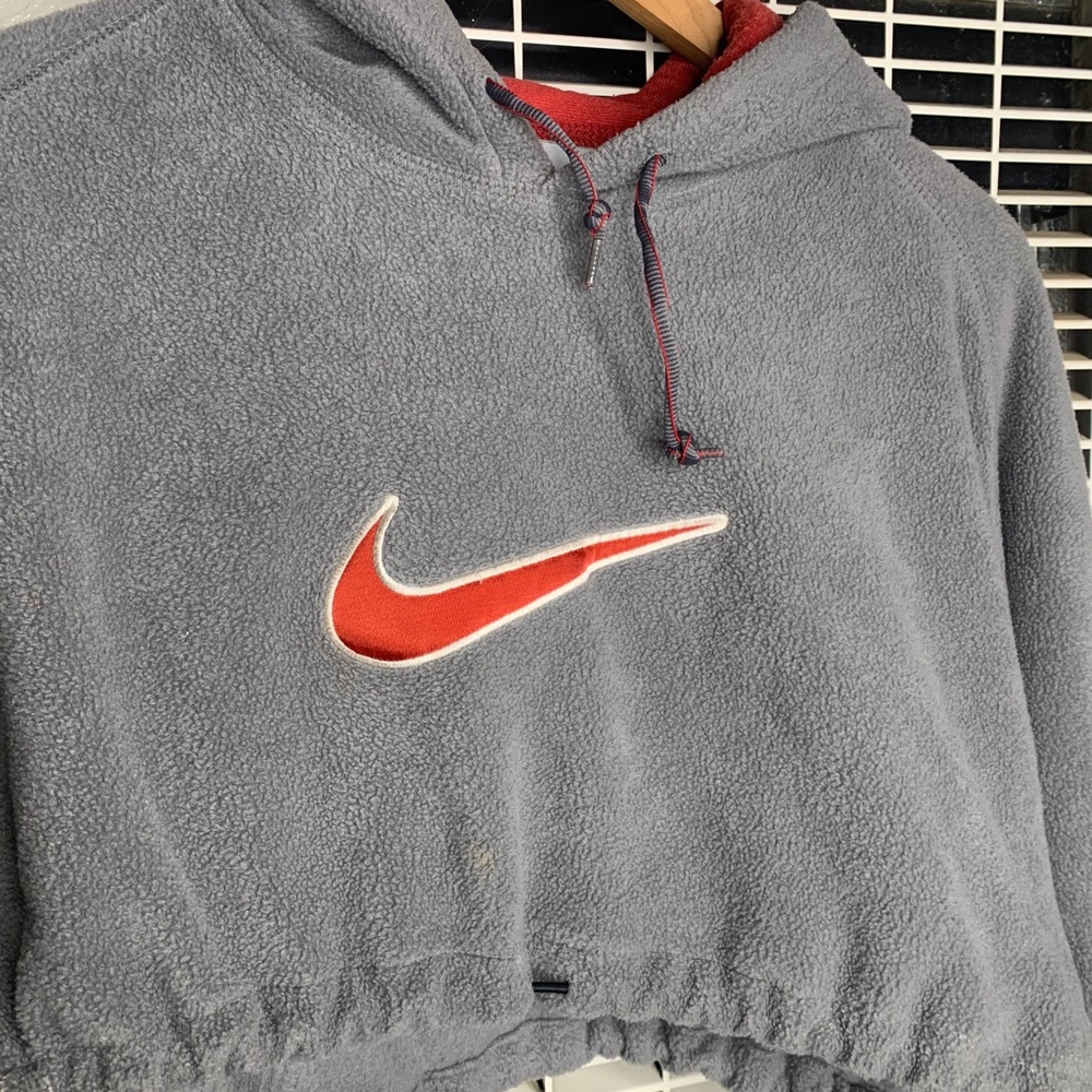 Vintage Nike Reworked Crop Hoodie